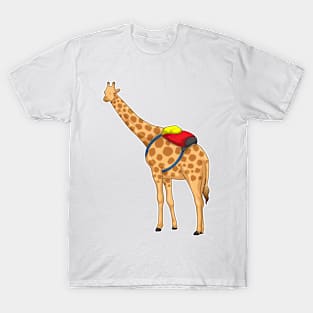 Giraffe Backpack T-Shirt